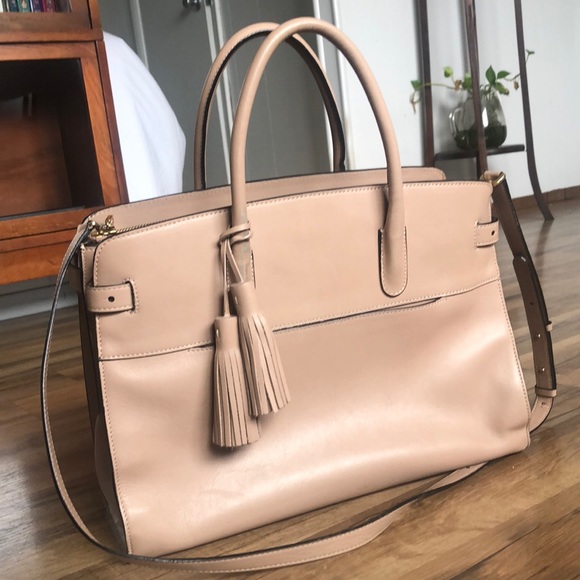 Cuyana Handbags - Cuyana Leather Work Satchel